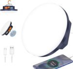 10000mAh 4000LM Flashlight Portable LED Camping Lantern Rechargeable Light 30W with Magnet , IPX4 Waterproof Tent Light Power Failure Emergency Survival Kits Snowstorm Christmas Day Gift