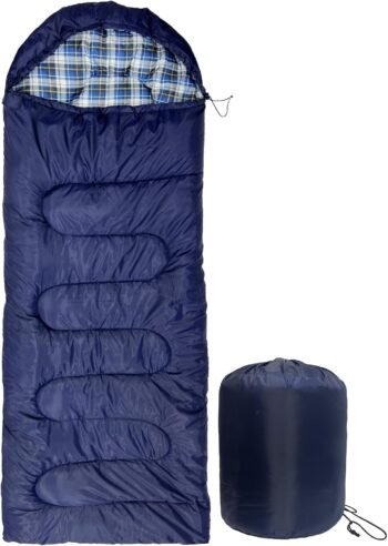 0 Degree Winter Sleeping Bag for Adults, 4 Season Warm Cold Weather Sleeping Bag with Compression Sack for Camping Hiking Backpacking Outdoor Travel